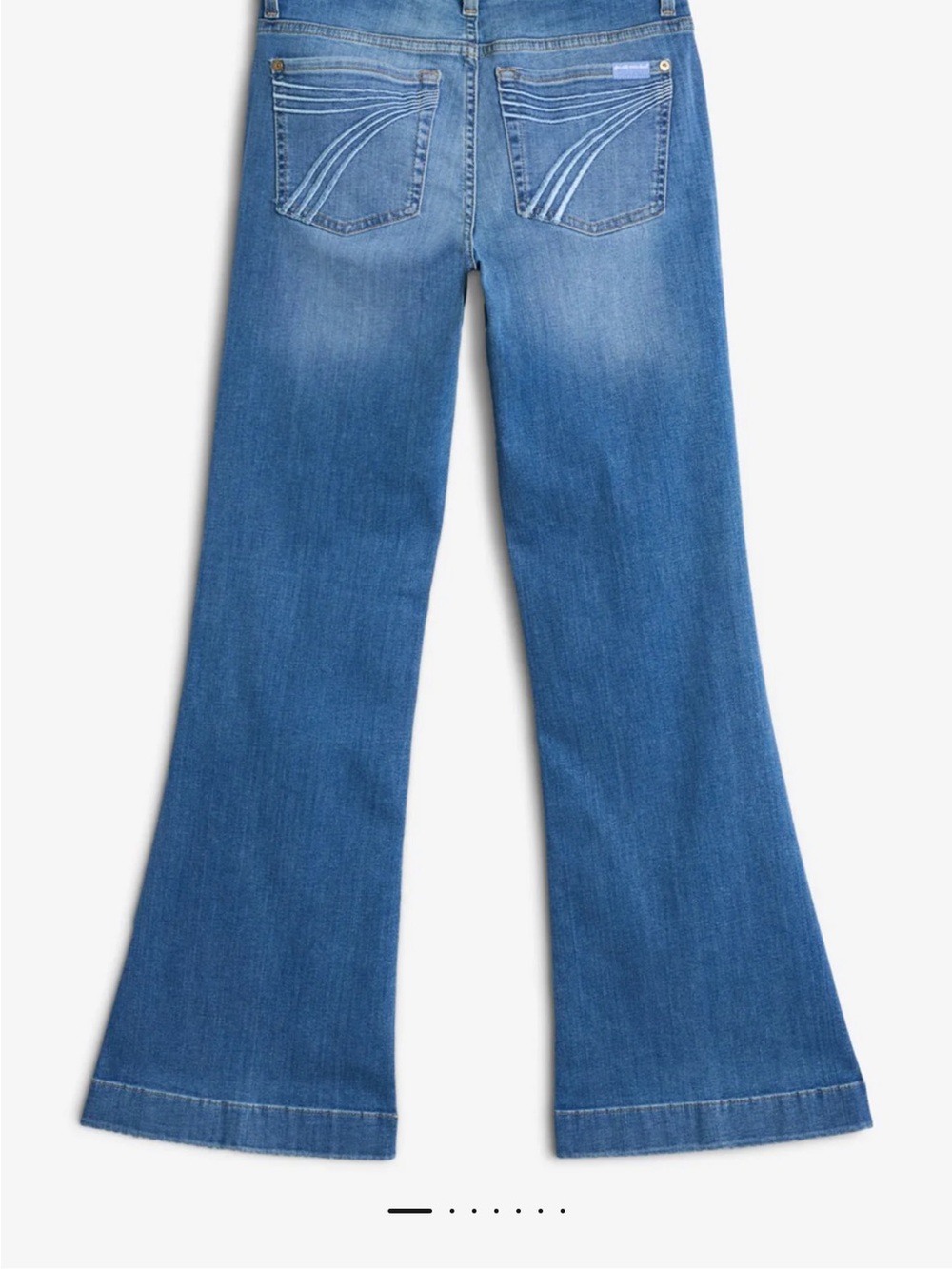 7 For All Mankind Light Blue Flared Jeans worn ONCE (they were not long enough:(